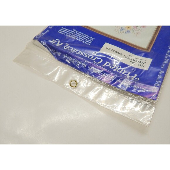 Needles 'n Hoops Stamped Cross Stitch Invitation Sampler #283 Sealed - Picture 5 of 8